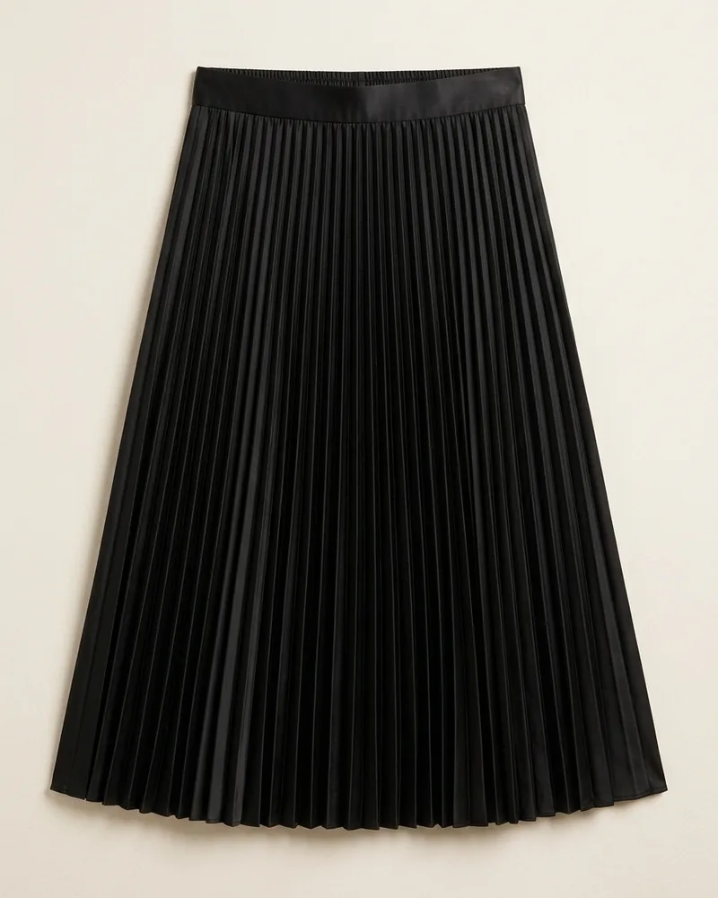 Midi Pileli Etek — 1